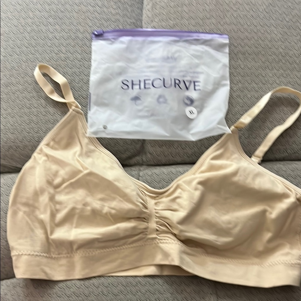 Cream Wireless Bra